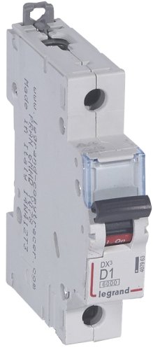 Выключатель автоматический Legrand DX3-E 6000 1п 1А D 10кА картинка